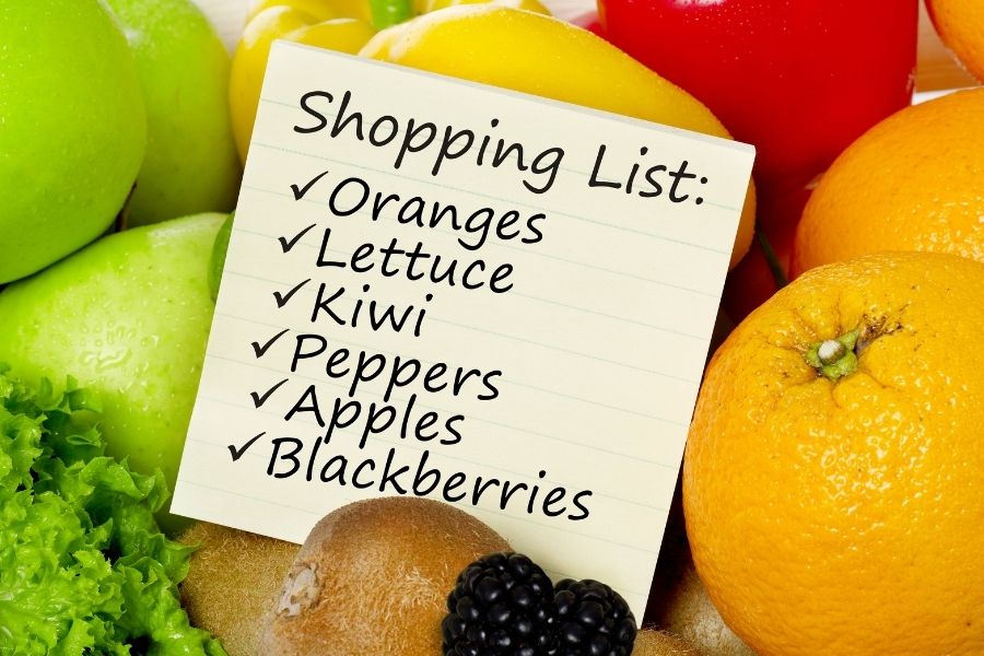 shopping list