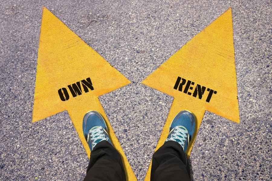 two options own vs rent